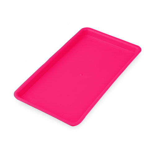 Indusbello Fluorescent Autoclavable Tray Pink Medium
