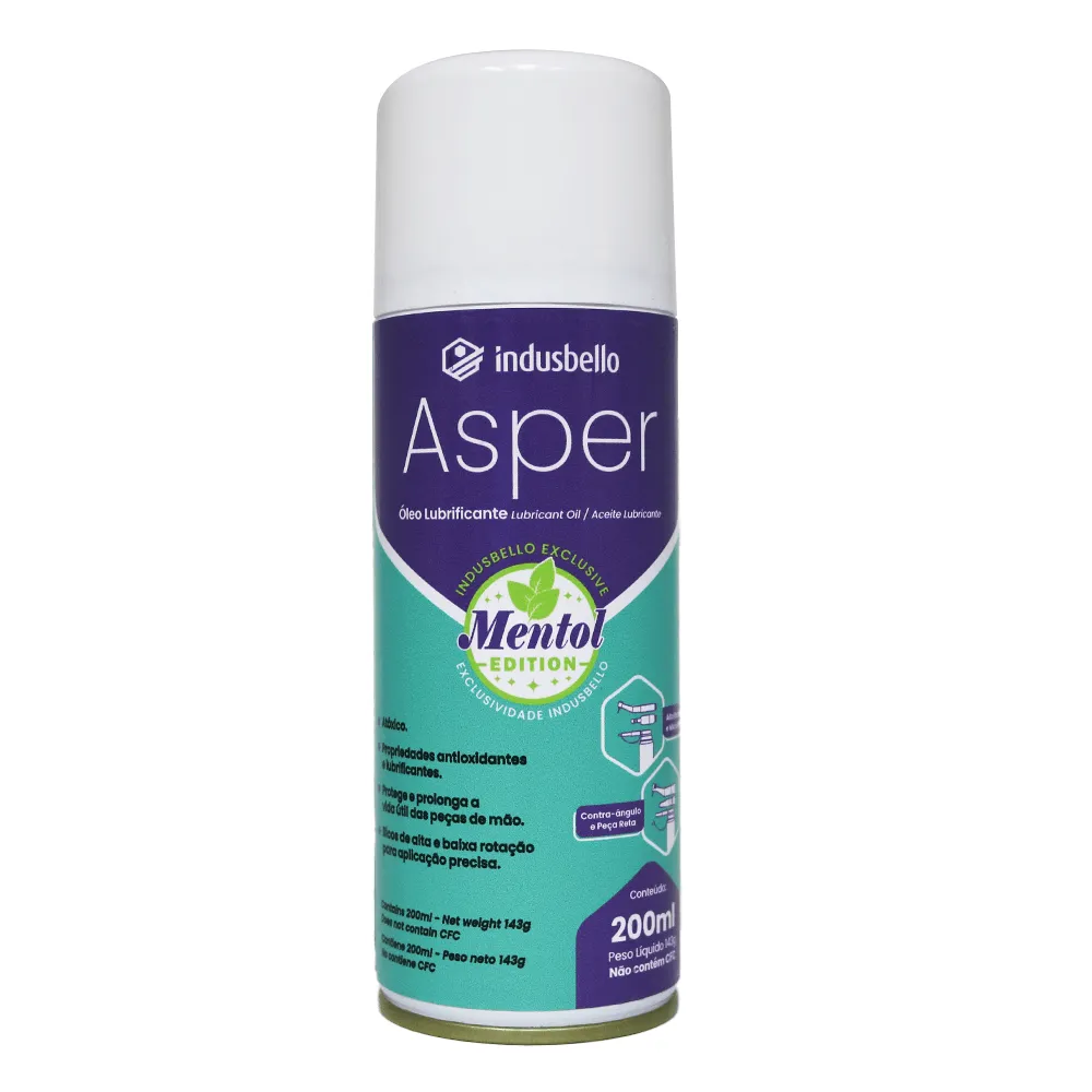 Indsubello Lubricating Oil for Dental Instruments with MENTHOL