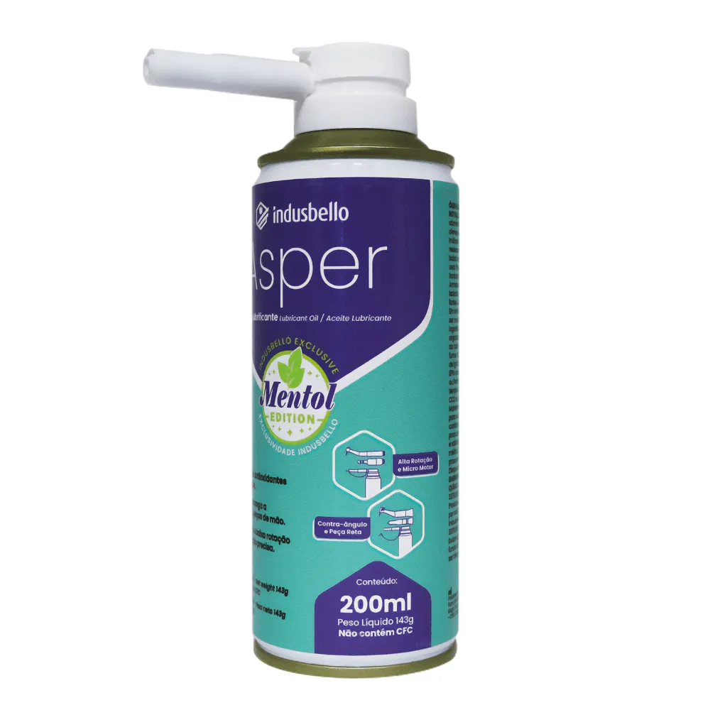 Indsubello Lubricating Oil for Dental Instruments with MENTHOL - Image 2