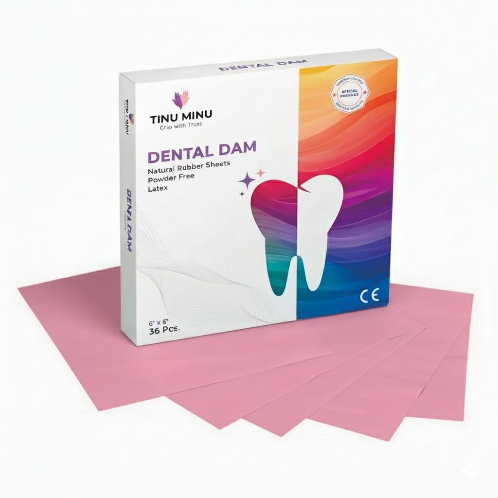 TinuMinu™ Rubber dam sheet - Pink Heavy